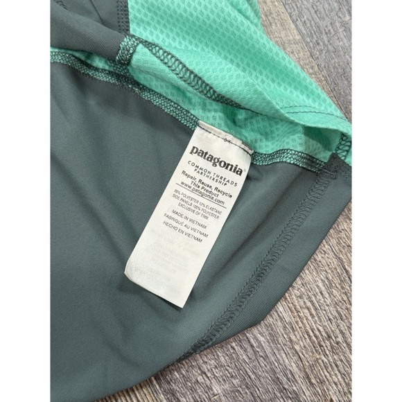 Patagonia Womens Gray All Weather 1/2 Zip Pullover Base Layer Small Running Top - Picture 16 of 16